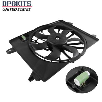 #ad Radiator Condenser Cooling Fan For 2009 2018 Dodge Challenger Charger 621 526