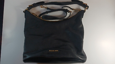 #ad Michael Kors purse new black leather
