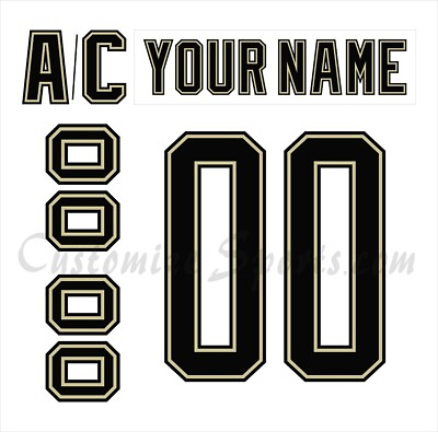 #ad Pittsburgh Penguins Customized Number Kit For 2014 Stadium Series Uniform
