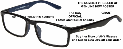 #ad NEW 🔥PICK STRENGTH🔥Foster Grant IRONMAN IM2002 Reading Glasses Black BLUE
