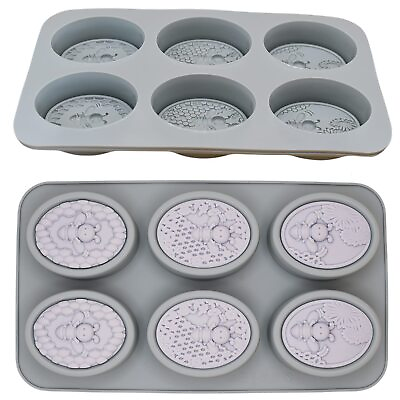 #ad Chocolate to Soap Making Honeycomb Baking to Freezing Silicone Mold Tray for ...