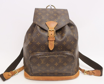 #ad Authentic Louis Vuitton Monogram Montsouris GM Backpack #27518