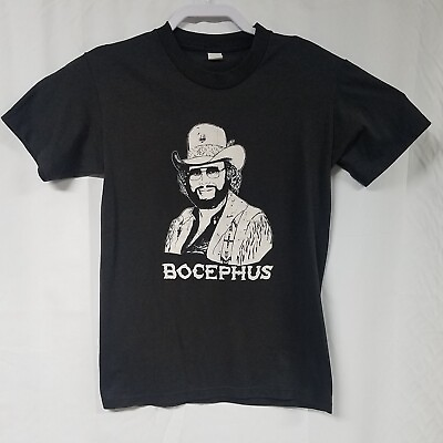 #ad Vintage 80s Hank Williams Jr T Shirt Bocephus Tour 1985 size Medium M