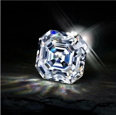 #ad Certified 1.02 CT Asscher Cut White Diamond Natural VVS1 D Grade Gemstone