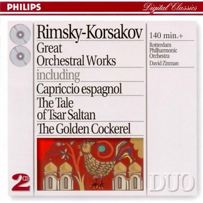 #ad Rimsky Korsakov: Great Orchestral Works CD AOVG The Fast Free Shipping