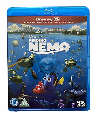 #ad Finding Nemo 3D Blu ray 2 Disc Set. Region Free