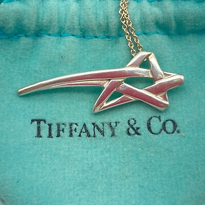 #ad Tiffany amp; Co. Shooting Star Necklace 16quot; Paloma Picasso silver 3.8g