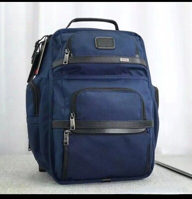 #ad Tumi Alpha 3 Backpack Navy Shoulder Bag Business Travel Nylon Outlet