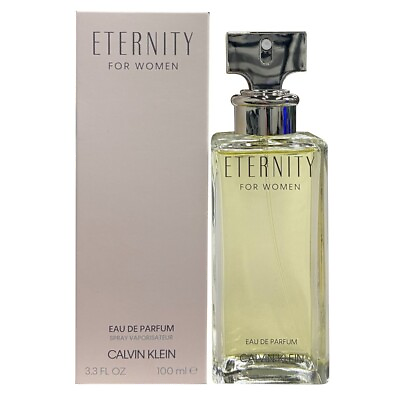 ETERNITY by Calvin Klein perfume for women EDP 3.3 3.4 oz New in Box $38.84