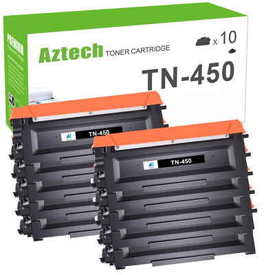 #ad #ad 10 Pack TN450 TN420 Toner Cartridge For Brother MFC 7860DW HL 2240 2270dw 2280dw