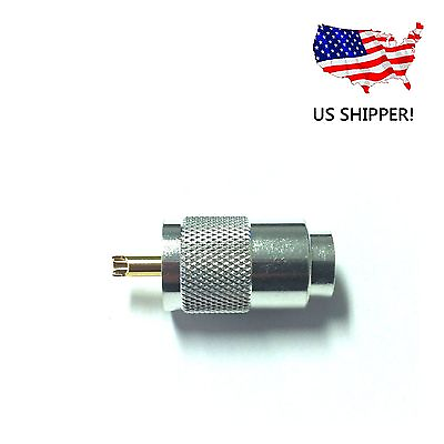 #ad PL259 UHF Male Silver Teflon Connector with Gold Tip for Coax Cable HAM RADIO