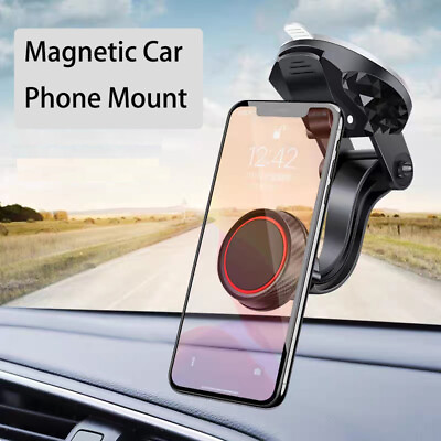 #ad Car Dashboard Windshield Phone Holder Magnetic Adjustable Mount Stand GPS Cradle