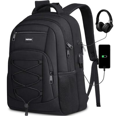 #ad School Backpack for Men and WomenCollege Bookbag Teens Laptop Backpack Schoo...