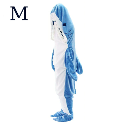 #ad Cartoon Shark Sleeping Bag Pajamas Office Nap Shark Blanket Karakal High Quality