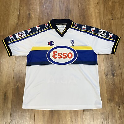 #ad FC Sochaux Champion 2001 02 Player Issue 3rd FOOTBALL SHIRT JERSEY MAILLOT L