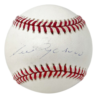#ad Luis Aparicio Signed Chicago White Sox Official MLB Baseball BAS V47159