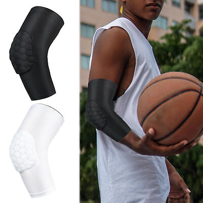 #ad Basketball Sleeve Crashproof Elbow Arm Honeycomb Support Padded Shooting Brace