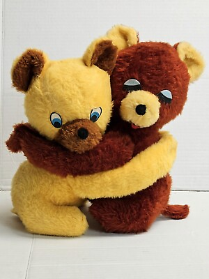 #ad Vintage Bear Plush Hugging Stuffed Animals 12quot;