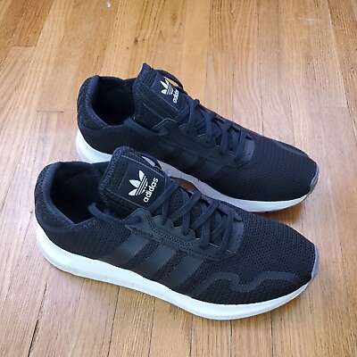 #ad Adidas Womens Swift Run X Black Running Sneakers Sz 9.5 Mesh Shoes KZ