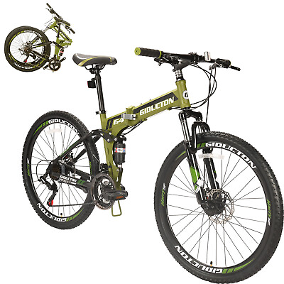 #ad Mountain Bike;26quot; Full Suspension Folding Bicycle for adults;21 Speed Bicycle