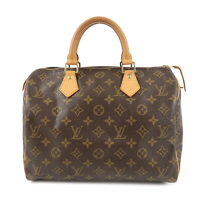 #ad Authentic Louis Vuitton Monogram Speedy 30 Hand Bag Boston Bag M41526 Used F S