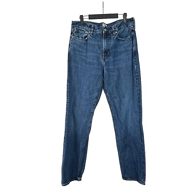 #ad J Crew Mens Classic Straight Jeans 32 x 34 Measure 32x33 Denim Urban