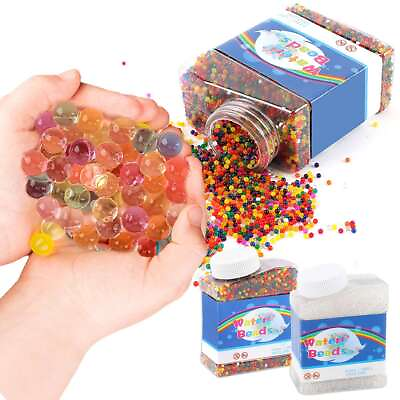 #ad 22000pcs Crystal Water Beads Balls Silicon Soil Beads For Vases amp; Plants Filler
