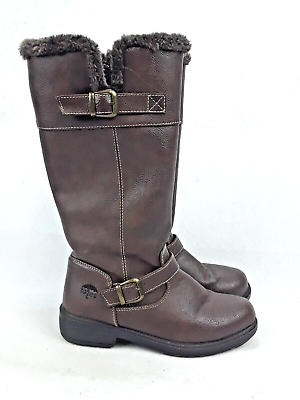#ad Totes Boots Womens Size 6 Brown Snow Winter Waterproof Warm Insulated Fur Lined