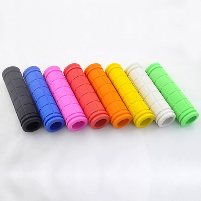 #ad New Soft Shock Absorbing Fixie Bike BMX Scooter Grips Assorted Colors 1 pair