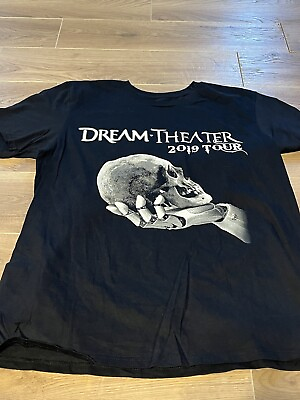 #ad Dream Theater official tour Distance Over Time 2019 Band tee Size Large