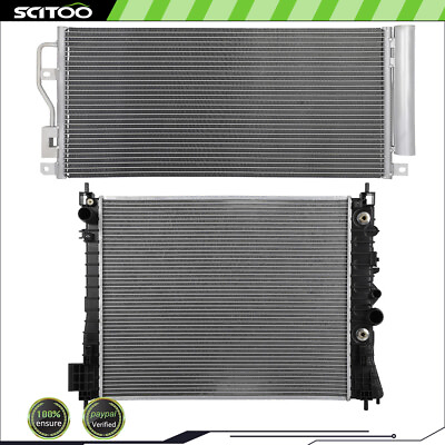 #ad Car Radiator and A C Condenser Kit Fits 2016 17 2019 Buick Encore Chevrolet Trax