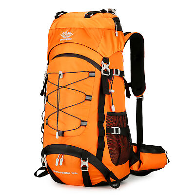 #ad 60L Large Capacity Camping Waterproof Backpacking Mountaineering U8M0