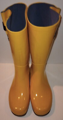 #ad Slush Boot Over The Shoe Size 9 Woman West Chester Rubber New in Bag Yellow