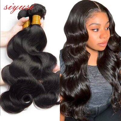 #ad Body Wave Human Hair 1 3 4 Bundles 8 30 Inch Double Weft Bundles Hair Extension
