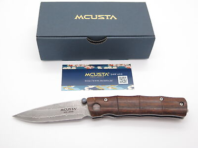 #ad Mcusta Seki Japan Shinra Emotion MC 74DI VG 10 Damascus Folding Pocket Knife