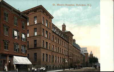 #ad Hoboken New Jersey NJ St Mary#x27;s Hospital c1910 Vintage Postcard