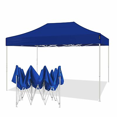 #ad AMERICAN PHOENIX 10x15 Pop Up Outdoor Canopy Tent White Frame