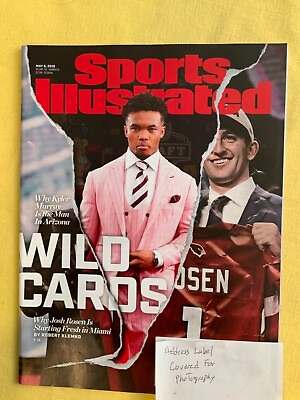 #ad Sports Illustrated Magazine May 6 2019 WILD CARDS Kyler Murray Josh Rosen