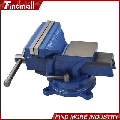 #ad 4quot; Bench Vise with Anvil Swivel Locking Base Table top Clamp Heavy Duty Vice