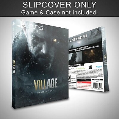 #ad Resident Evil Village PS5 Sleeve Slip Cover Only Custom Handmade NO GAME