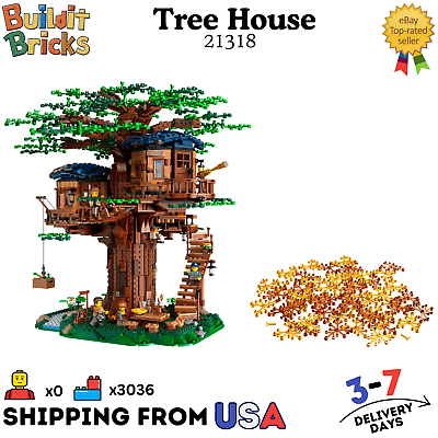 #ad BRAND NEW Tree House 21318 Bricks Building Toy Set READ DESCRIPTION