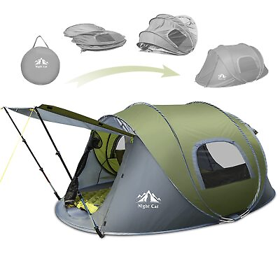 #ad Easy Pop Up Tent Camping Tent Waterproof Automatic Setup Instant Family Tents