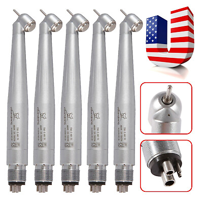 #ad 5 NSK PANA MAX Type Dental 45 Degree Surgical Handpiece High Speed Turbine 4Hole