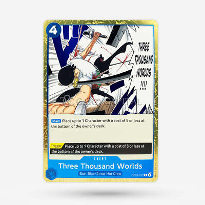 #ad One Piece Three Thousand Worlds OP03 057 Rare EN NM Pillars of Strength