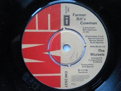 #ad Wurzels Farmer Bill#x27;s Cowman 7quot; EMI EMI2637 EX 1977 Farmer Bill#x27;s Cowman Springt