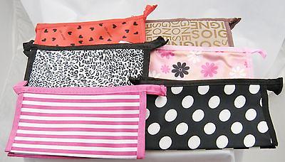 #ad Lot of 12 Cosmetic Bags A7711