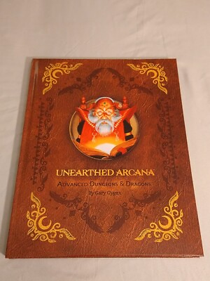 #ad Dungeons and Dragons Reprint of 1st edition Unearthed Arcana