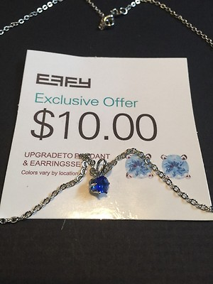 #ad New Gorgeous EFFY Blue Stone Necklace Princess Cruise Exclusive Gift Piece