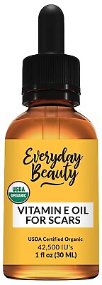 #ad Organic Vitamin E Oil for Scars USDA Certified 100% All Natural 1oz