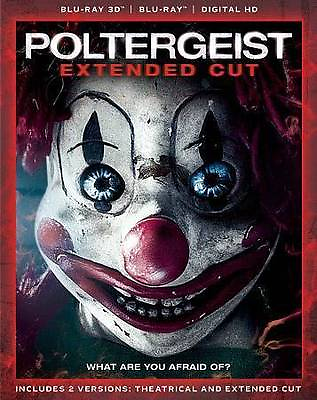 #ad Poltergeist Extended Cut 2D 3D Blu ray 2 Disc Set Digital HD NEW Free Shipping